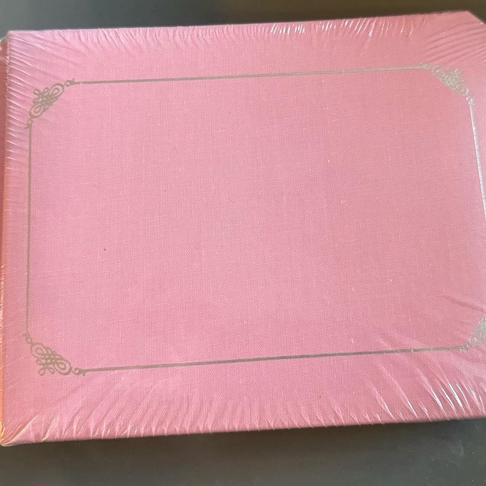 Creative Memories 5 x 7 Pink Album with Silver Accents in sealed package.